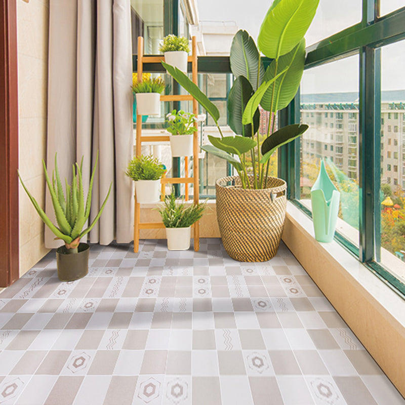 Easy Install 24 Peel and Stick Vinyl Floor Tiles