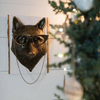 Colorful Resin Animal Head Wall Art