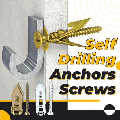 Strong Wall Anchor and Screw Set