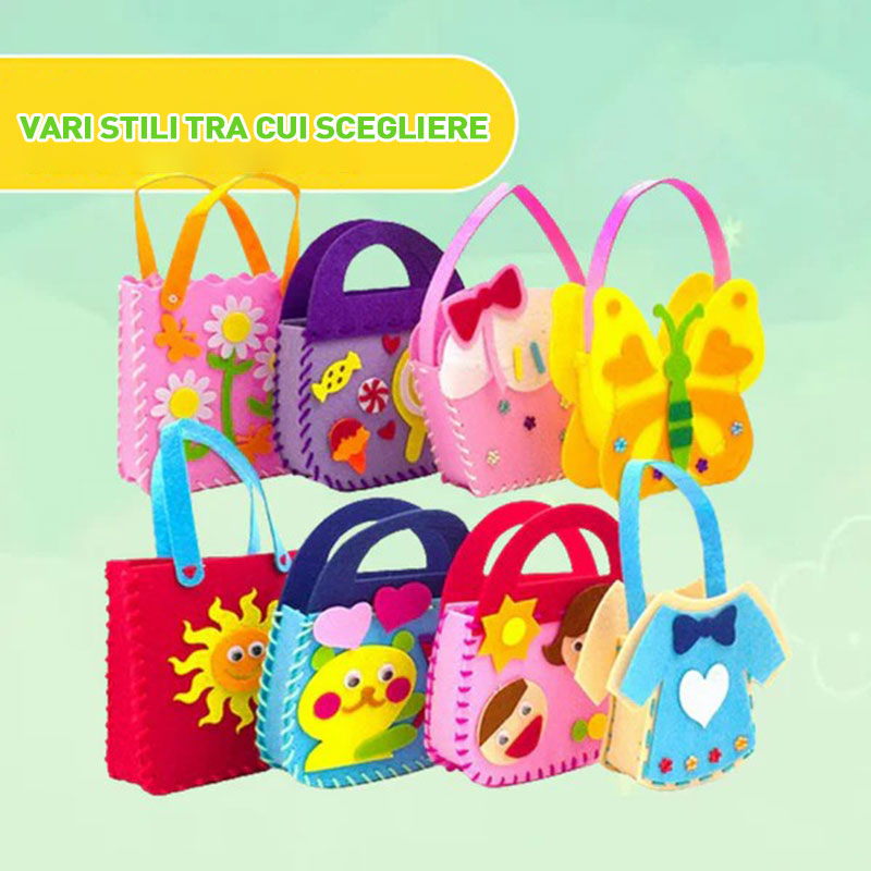 Colorful Handmade School Backpack