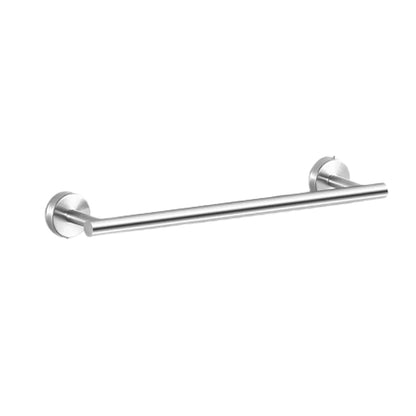 Contemporary Stainless Steel Bath Accessory Set