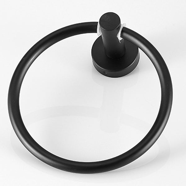 Contemporary Stainless Steel Bath Accessory Set