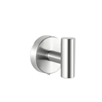 Contemporary Stainless Steel Bath Accessory Set