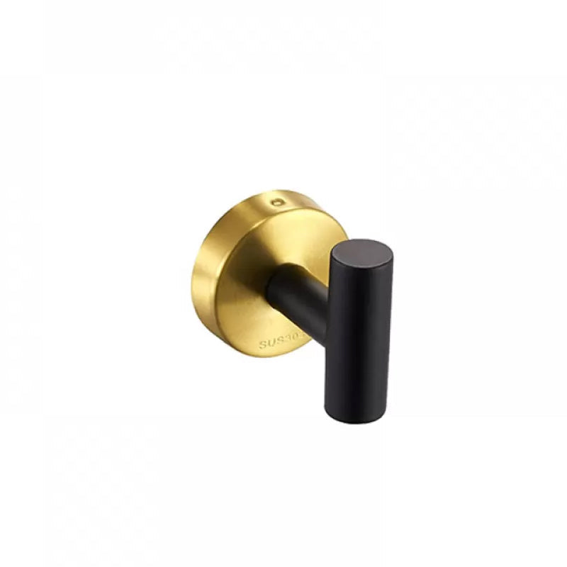 Contemporary Stainless Steel Bath Accessory Set