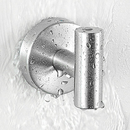 Contemporary Stainless Steel Bath Accessory Set