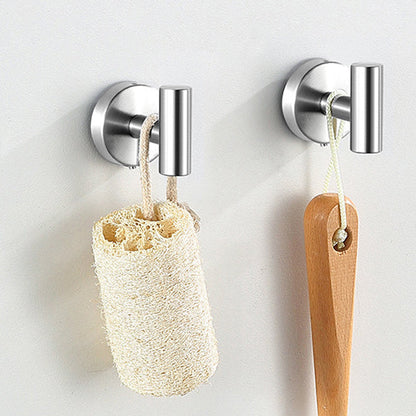 Contemporary Stainless Steel Bath Accessory Set