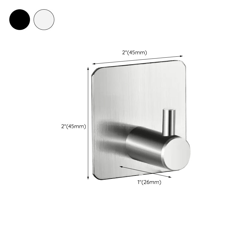 Contemporary Stainless Steel Bath Accessory Set