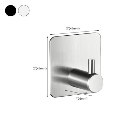 Contemporary Stainless Steel Bath Accessory Set