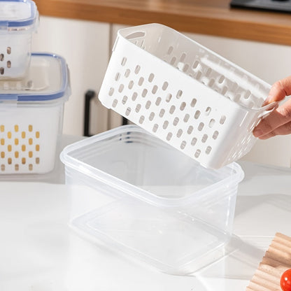 Reusable Plastic Food Containers Set of 4
