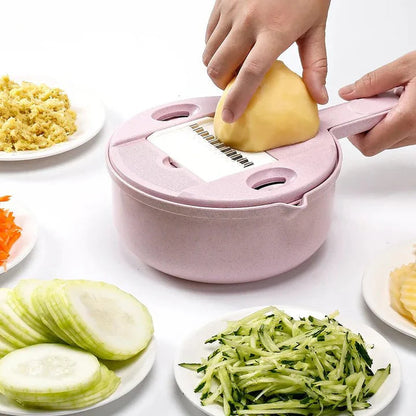 Easy 3-in-1 Veggie Chopper and Slicer