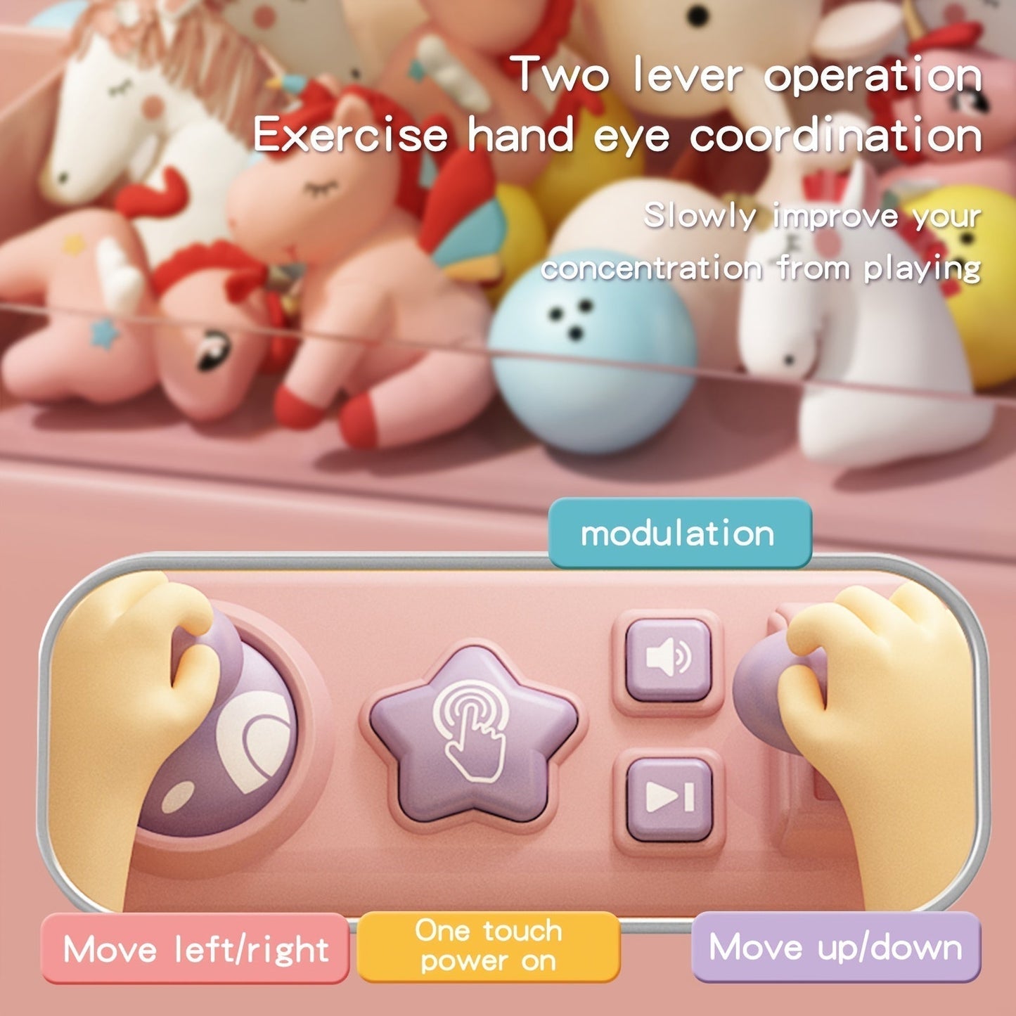 Cute Mini Plush Toy Claw Clip