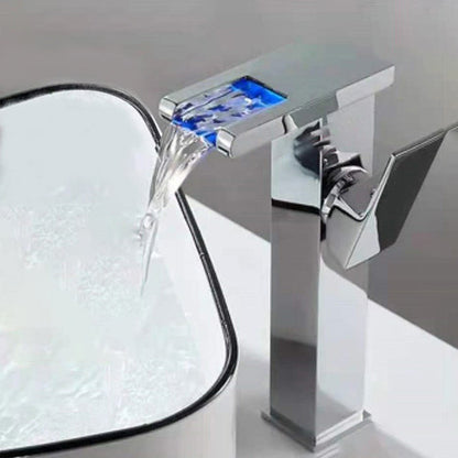 Modern LED Single Handle Bathroom Sink Faucet