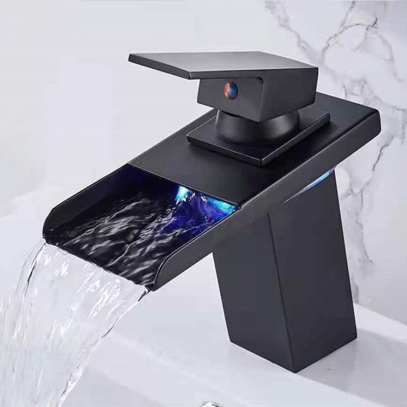 Modern LED Single Handle Bathroom Sink Faucet