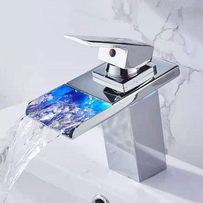 Modern LED Single Handle Bathroom Sink Faucet