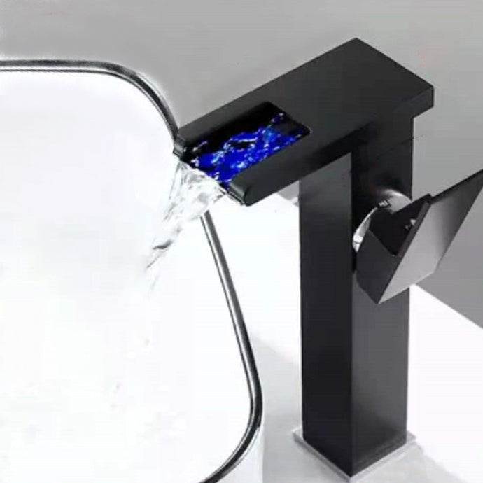 Modern LED Single Handle Bathroom Sink Faucet