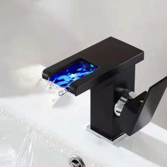 Modern LED Single Handle Bathroom Sink Faucet