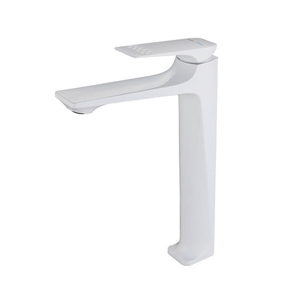 Contemporary Copper Bathroom Sink Faucet with Lever Handle