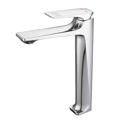 Contemporary Copper Bathroom Sink Faucet with Lever Handle