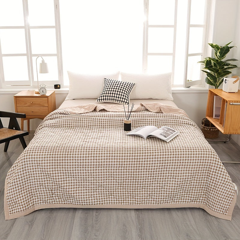 Befez | Classic Lightweight Plaid Throw Blanket