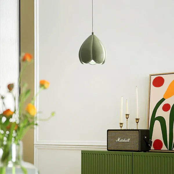Soft Glow Cream Pendant Light