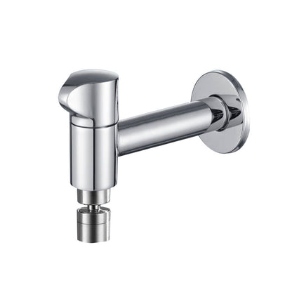 Modern Solid Brass Bathroom Faucet Wall Mount Handle - Befez