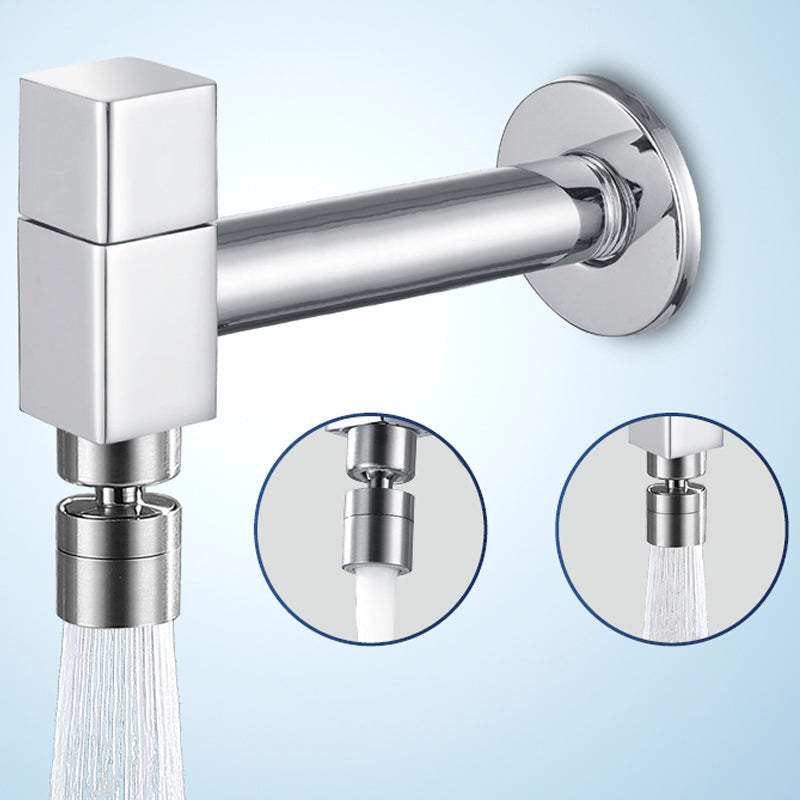 Modern Solid Brass Bathroom Faucet Wall Mount Handle