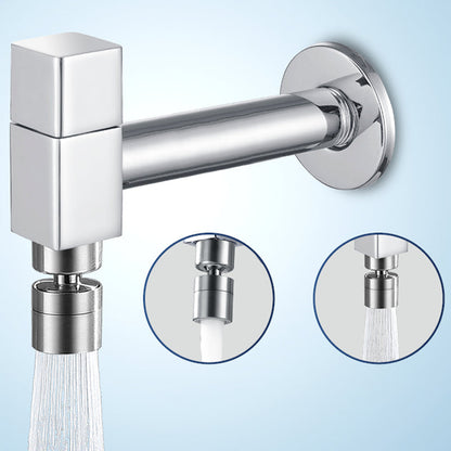 Modern Solid Brass Bathroom Faucet Wall Mount Handle