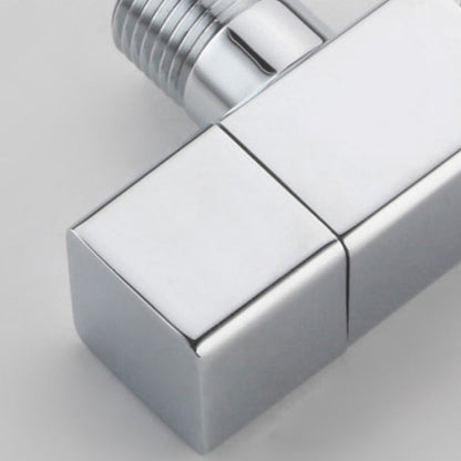 Modern Solid Brass Bathroom Faucet Wall Mount Handle