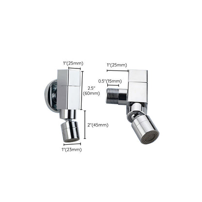 Modern Solid Brass Bathroom Faucet Wall Mount Handle