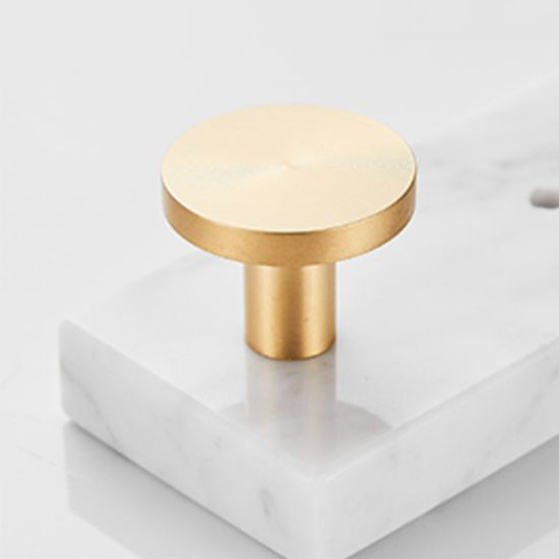 Luxury Gold Bathroom Fixture Set with Marble Accents
