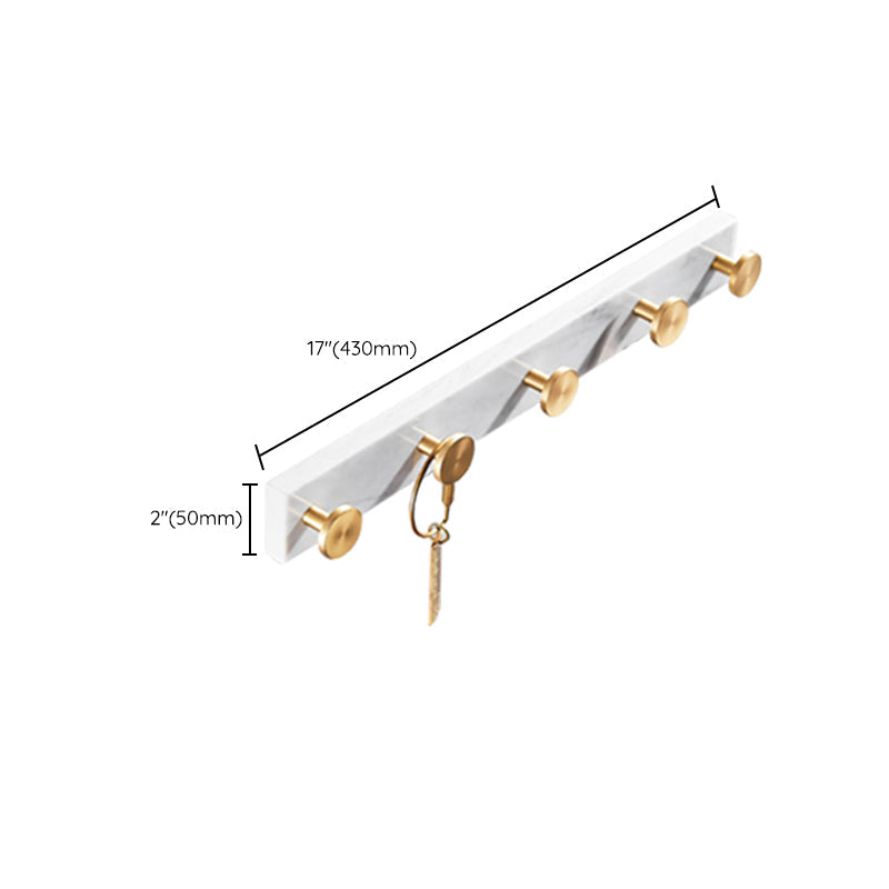 Luxury Gold Bathroom Fixture Set with Marble Accents