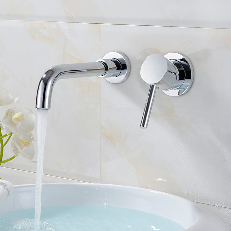 Commercial Wall Mount Bathroom Sink Faucet 2 Handle - Befez