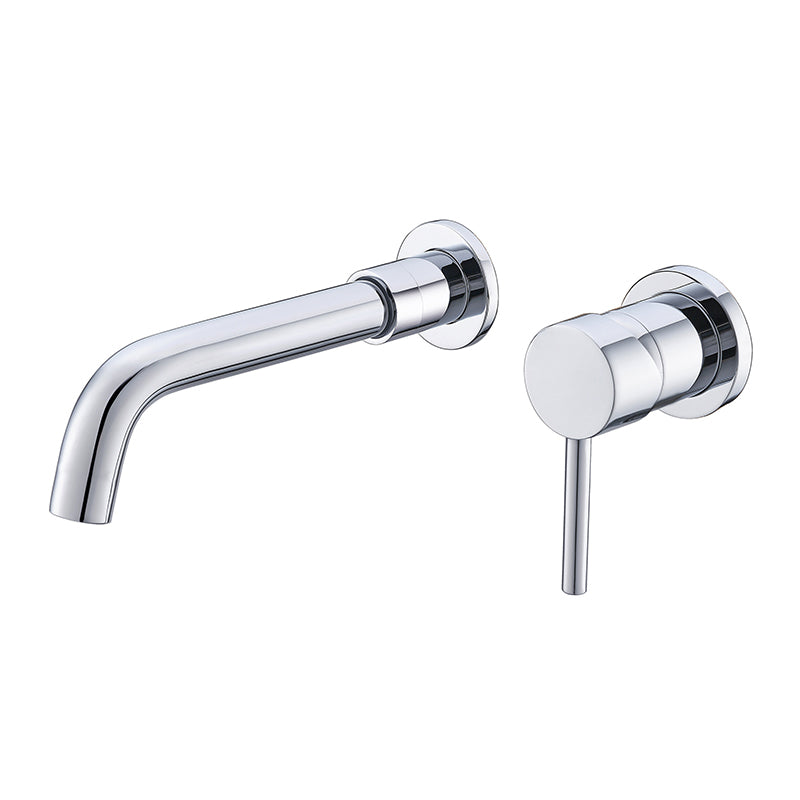 Commercial Wall Mount Bathroom Sink Faucet 2 Handle