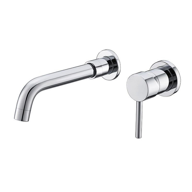 Commercial Wall Mount Bathroom Sink Faucet 2 Handle