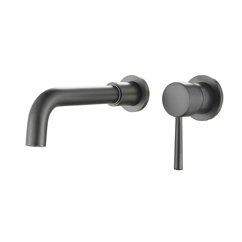 Commercial Wall Mount Bathroom Sink Faucet 2 Handle