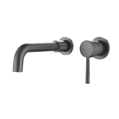Commercial Wall Mount Bathroom Sink Faucet 2 Handle