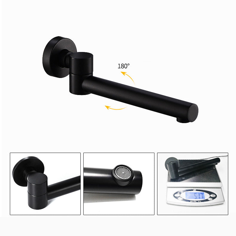 Commercial Wall Mount Bathroom Sink Faucet 2 Handle