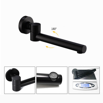 Commercial Wall Mount Bathroom Sink Faucet 2 Handle