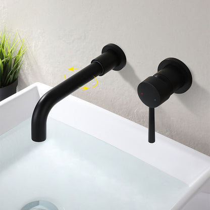 Commercial Wall Mount Bathroom Sink Faucet 2 Handle