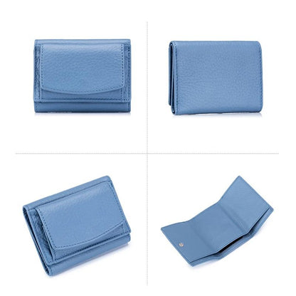 Genuine Leather Slim RFID Wallet