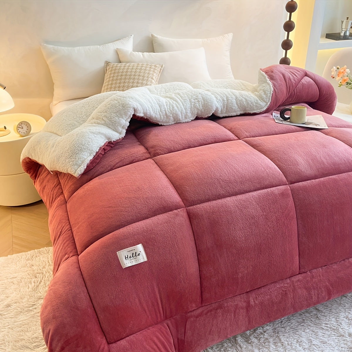 Cozy Cabin Plush Fleece Blanket