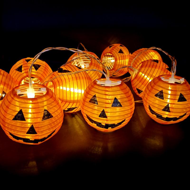 Warm White Halloween String Lights - Befez