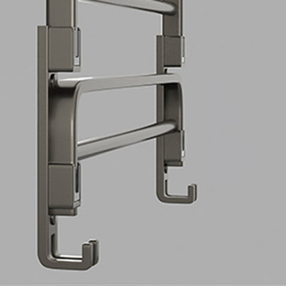 Contemporary Chrome Bathroom Shelf Towel Rack Accessory Set