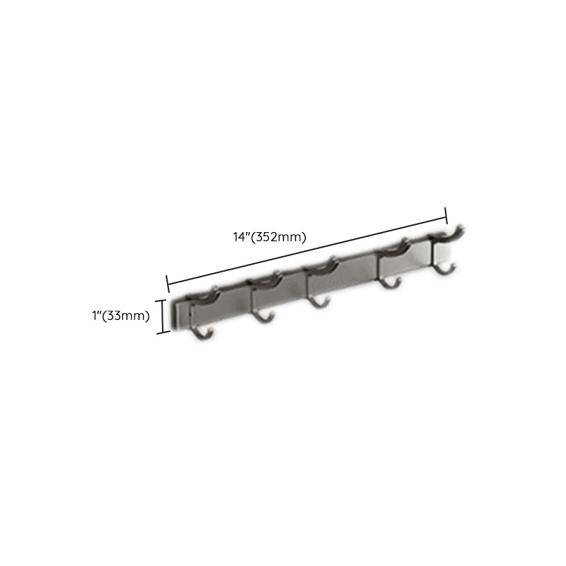 Contemporary Chrome Bathroom Shelf Towel Rack Accessory Set
