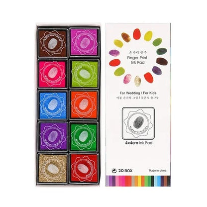 Vibrant Kids Finger Paint Art Set