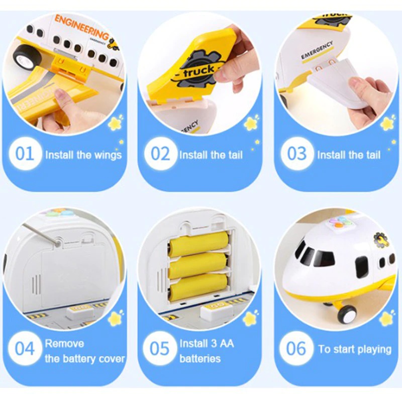Fun Kids Airplane Play Set