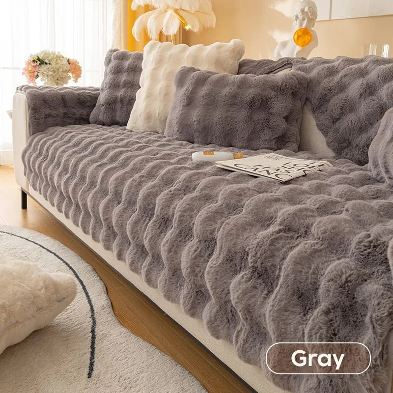 Plush Sofa Throw Blanket for Cozy Living Room Decor