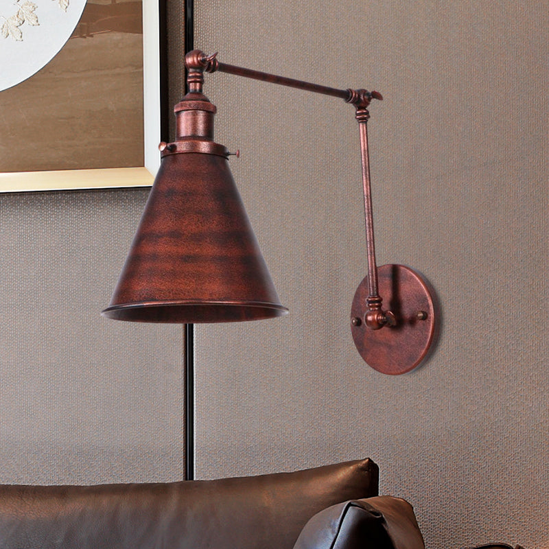 Rustic Metal Wall Light Fixture