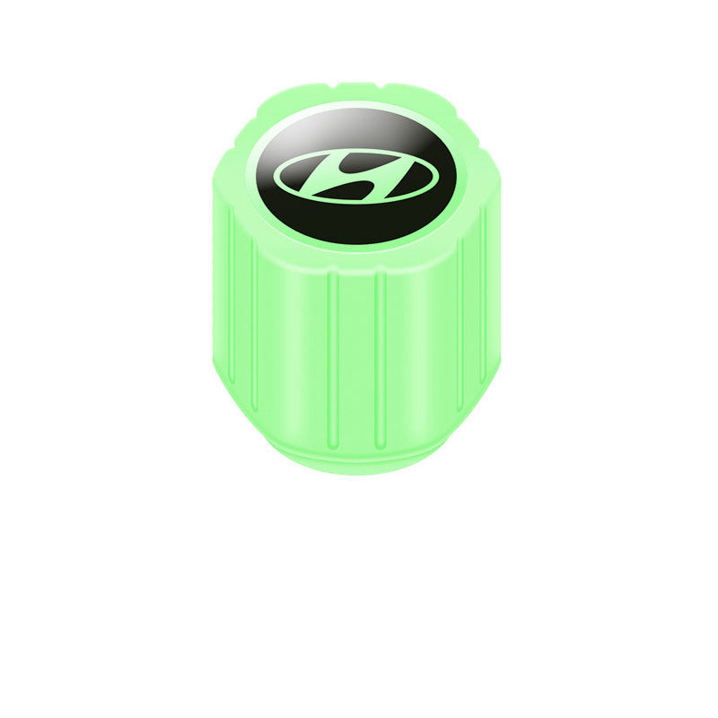 Bright Green LED Tire Valve Stem Caps 20 Pack