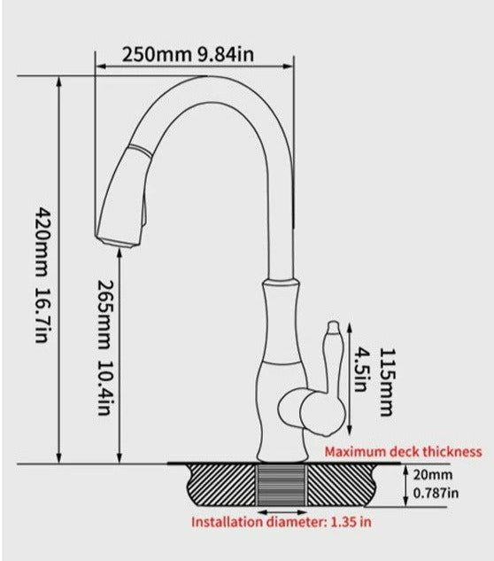 Premium Pull-Out Kitchen Sink Faucets